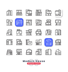 Modern House Outline Icon