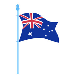 National Flag Of Australia - Modern Flat Design