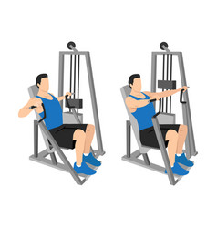 Hammer Strength Machine Seated Chest Press