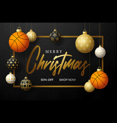 Basketball Christmas Card Merry Christmas Sport