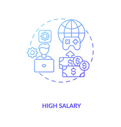 High Salary Concept Icon