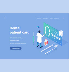 Patients Digital Dentistry Card Dentist Examines