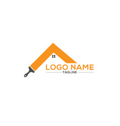 House Painting Logo Design Painting Home Logo