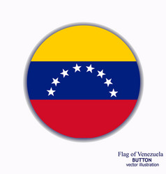 Button With Flag Venezuela