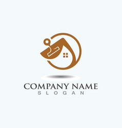 Home Renovation Of Painting Logo Design