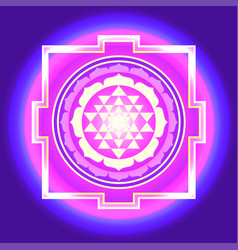 Sri Yantra Or Chakra Form Mystical