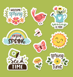 Cute Spring Sticker Collection