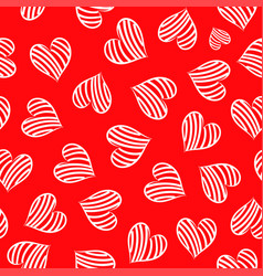 Abstract Seamless Pattern With Hearts