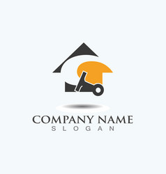 Home Renovation Of Painting Logo Design