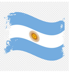 Argentina Country Brush Flag Design