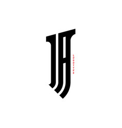 Letters J And A - Logotype Concise Logo