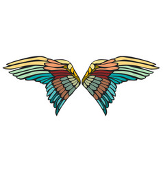 Wing Colorful Clip Art