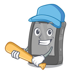 Playing Baseball Ipad In A Mascot Bag