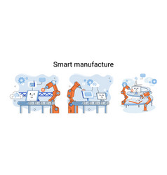 Smart Manufacture Metaphor With Automated