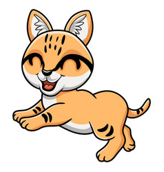 Cute Sand Cat Cartoon Walking