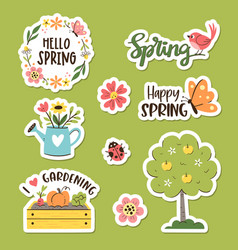 Cute Spring Sticker Collection