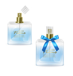 Perfume Bottle Mockup On White Background