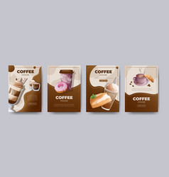 Set Of Coffee Time Card