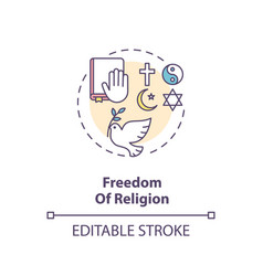 Freedom Religion Concept Icon