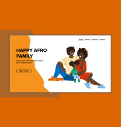 Happy Afro Family