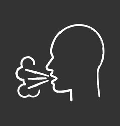 Coughing Chalk Icon