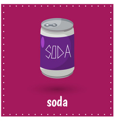 Learning Cards For Kids Soda Drink