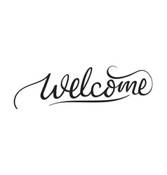 Wellcome Hand Letteing Lettering Sign