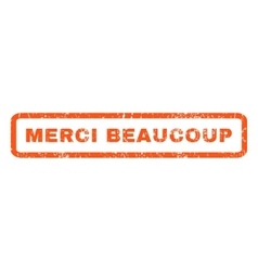 Merci Beaucoup Rubber Stamp