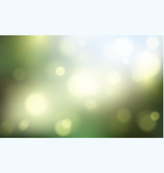 Nature Green Bokeh Soft Light Abstract Background