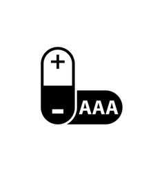 Aaa Battery Flat Icon