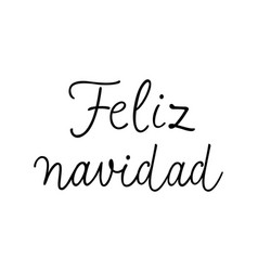 Feliz Navidad Lettering