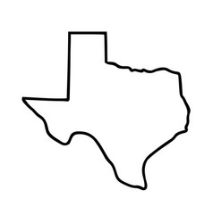 Map Of The Us State Texas Image