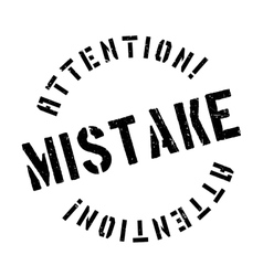 Mistake Rubber Stamp