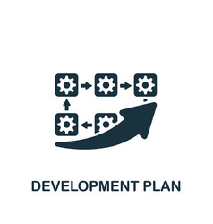 Development Plan Icon Monochrome Simple Talent