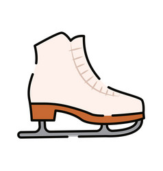 Isolated Ice Skate Shoe Icon