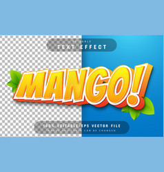 Mango Text Effect Editable