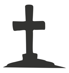 Cross On Tombstone 3