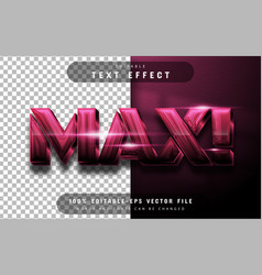 Max Text Effect Editable