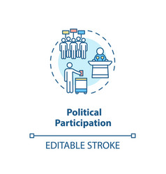 Political Participation Concept Icon