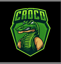 Crocodile Logo Badge