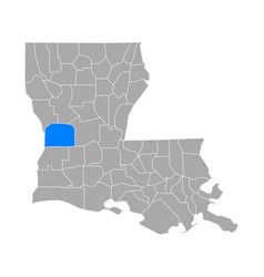 Map Vernon In Louisiana