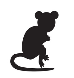 Halloween Silhouette Little Mouse Animal Body