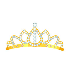 Princess Diadem Crown Cartoon Gold Jewelry