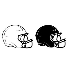 Safety Helmet Icon With Grille Mask For Playing