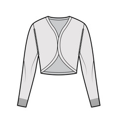 Shrug Bolero Cardigan Technical Fashion