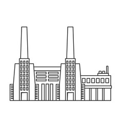 Factory Building Iconoutline Icon