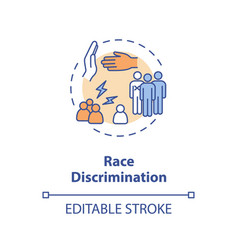 Race Discrimination Concept Icon