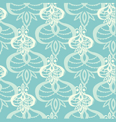 Seamless Vintage Pattern With Curls Wallpaper In