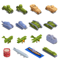 Wwi Military Vehicles Set