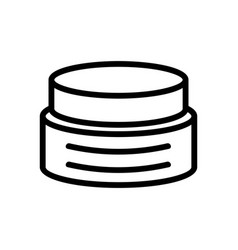 Anti Cellulite Cream Container Icon Outline